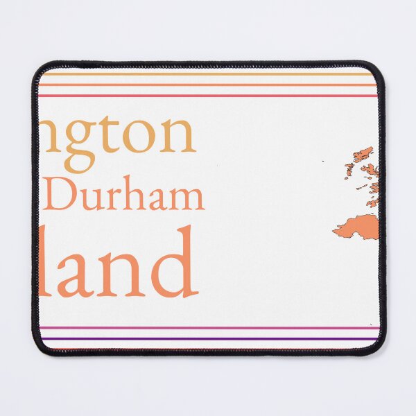 Item preview, Darlington County Durham England City Marked On Map designed and sold by TheIconSmith.