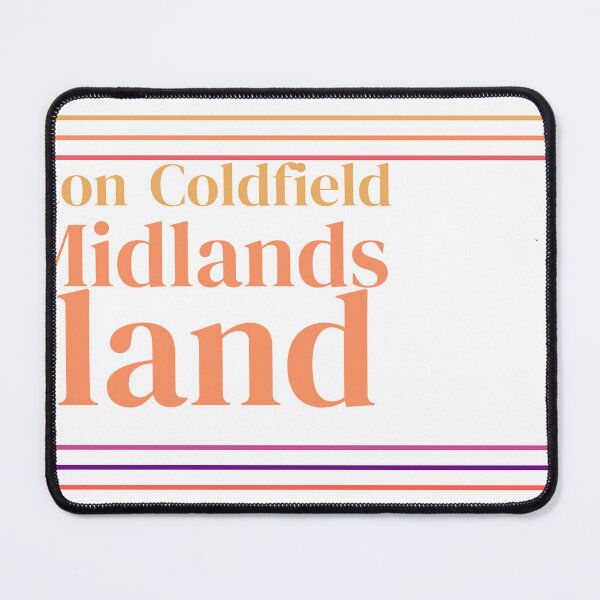 Item preview, Royal Sutton Coldfield West Midlands England City Marked On Map designed and sold by TheIconSmith.