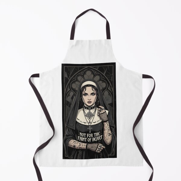 Item preview, Tattooed Goth nun designed and sold by OH-MY-GOTH.