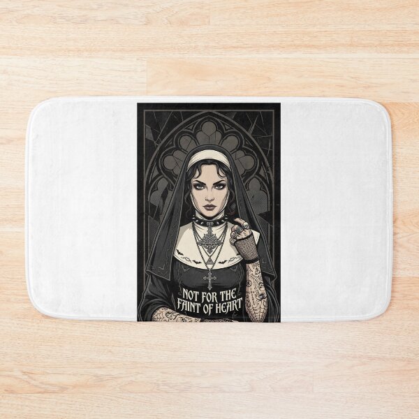 Item preview, Tattooed Goth nun designed and sold by OH-MY-GOTH.