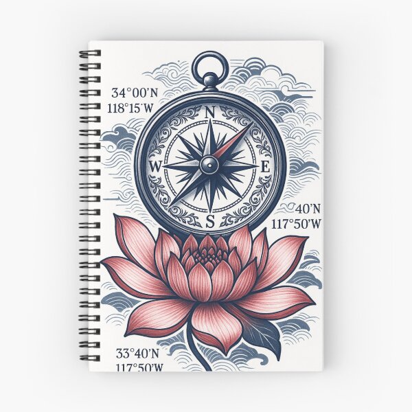 Item preview, Compass Lotus – Viaje Náutico designed and sold by EchoWave11.