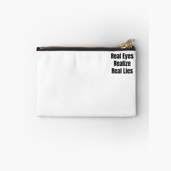 Item preview, Real Eyes Realize Real Lies Bold Typography Quote Gift designed and sold by WaviStudio.
