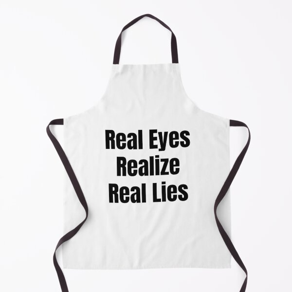 Item preview, Real Eyes Realize Real Lies Bold Typography Quote Gift designed and sold by WaviStudio.