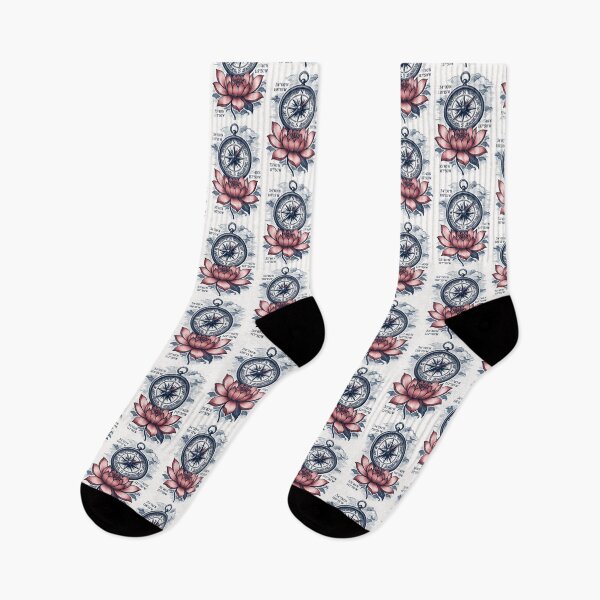 Item preview, Compass Lotus – Nautical Journey designed and sold by EchoWave11.