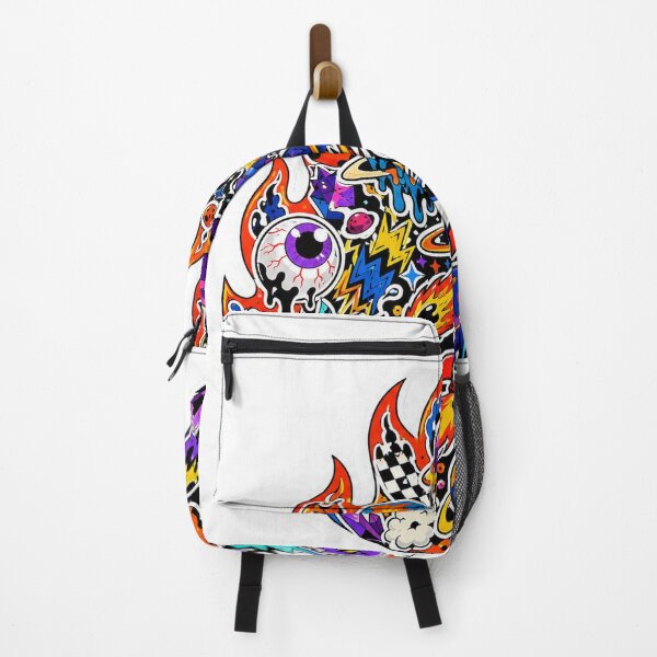 Item preview, Cosmic Psychedelic Flame Planet Doodle Art designed and sold by eliotedamalla.