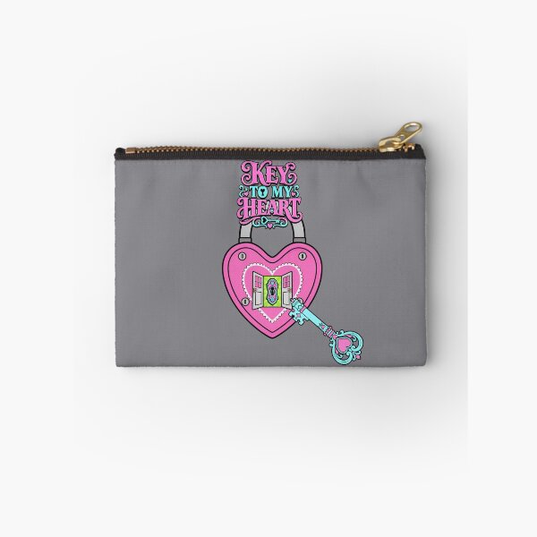 Item preview, Key to My Heart Pink & Blue Lock and Key Graphic T-Shirt designed and sold by Aimetoi.