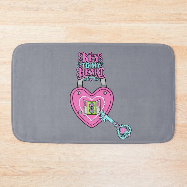 Item preview, Key to My Heart Pink & Blue Lock and Key Graphic T-Shirt designed and sold by Aimetoi.