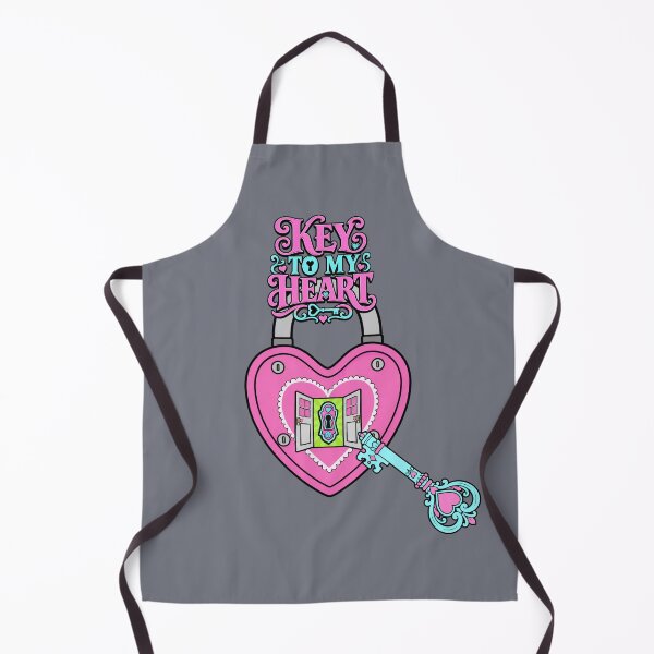 Item preview, Key to My Heart Pink & Blue Lock and Key Graphic T-Shirt designed and sold by Aimetoi.