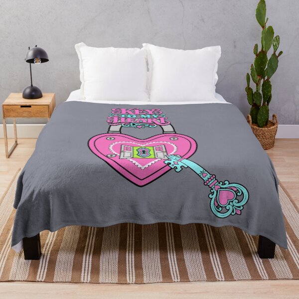 Item preview, Key to My Heart Pink & Blue Lock and Key Graphic T-Shirt designed and sold by Aimetoi.