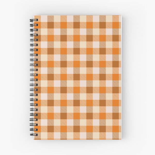 Item preview, Warm fall orange and brown plaid design rustic check pattern designed and sold by Pravokrugulnik.
