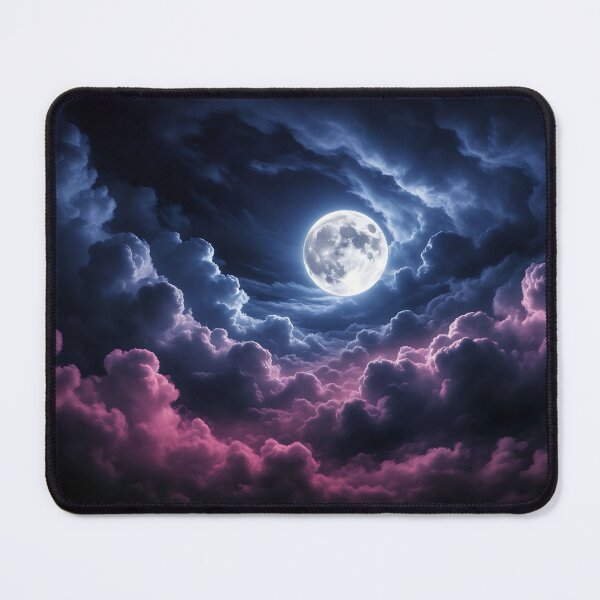 Item preview, The moon against the dark night sky. designed and sold by ANVivid.