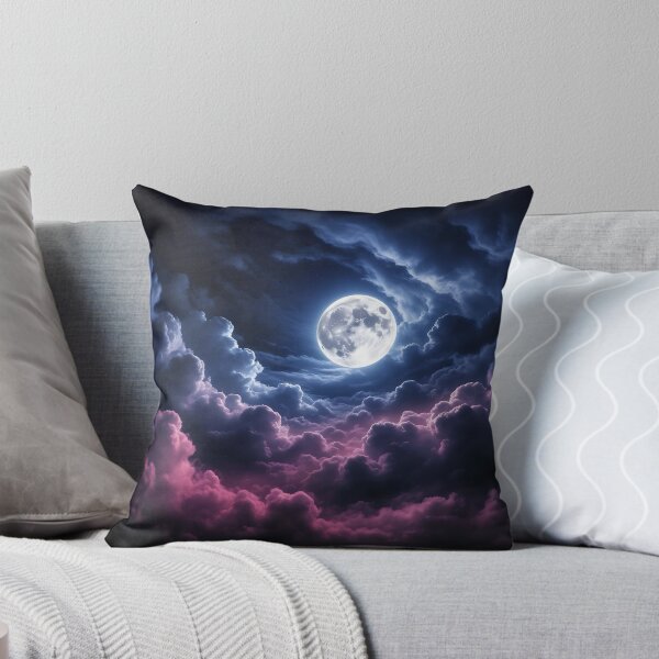 Item preview, The moon against the dark night sky. designed and sold by ANVivid.