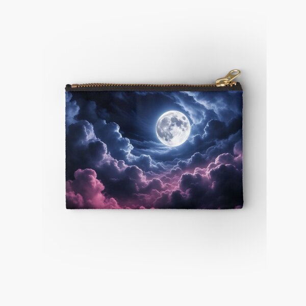 Item preview, The moon against the dark night sky. designed and sold by ANVivid.