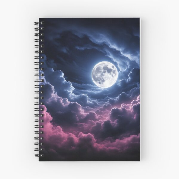 Item preview, The moon against the dark night sky. designed and sold by ANVivid.