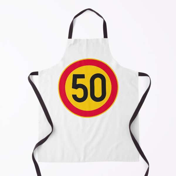 Item preview, 50th Birthday Speed Limit 50 Sign designed and sold by VectorForge Studio.