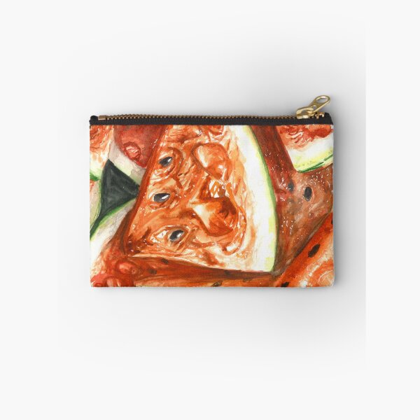 Item preview, Juicy Watermelon Slices Watercolor Illustration - Summer Vibes Art designed and sold by ilkayArtStudio.