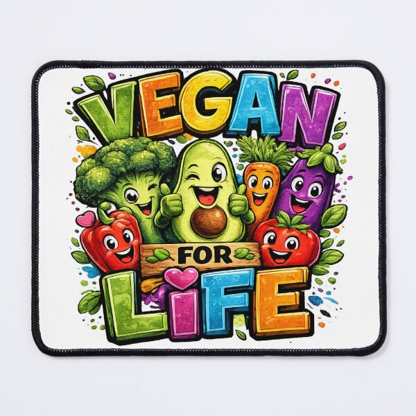 Item preview, Vegan For Life designed and sold by DazzleKitty.
