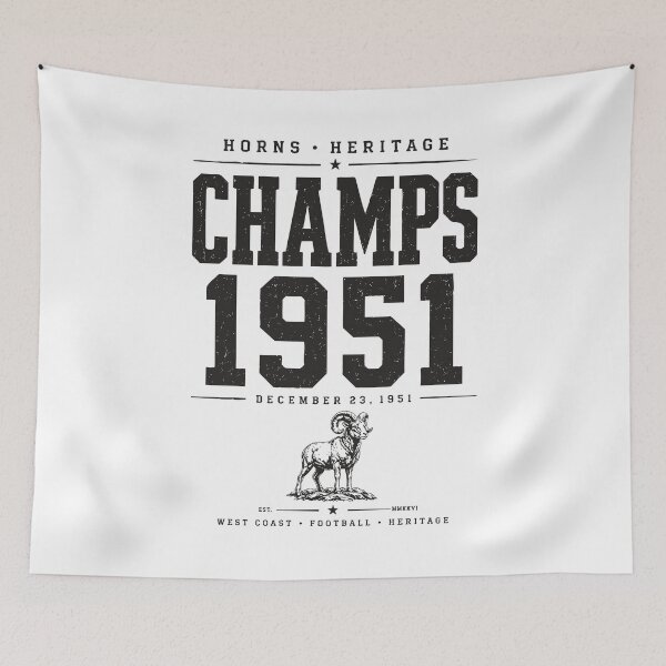 Item preview, Champs 1951 — Vintage West Coast Football Heritage designed and sold by elcarnero.