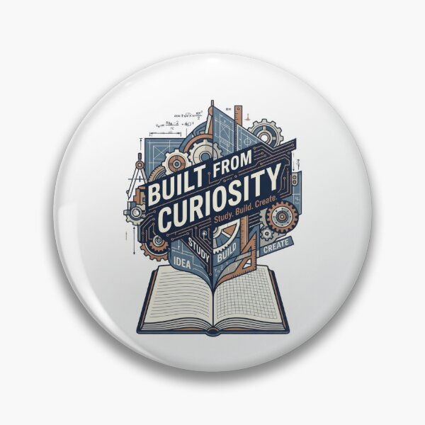 Item preview, Built From Curiosity STEM Artwork | Student Motivation Design designed and sold by Amr Darwish Graphic designer.