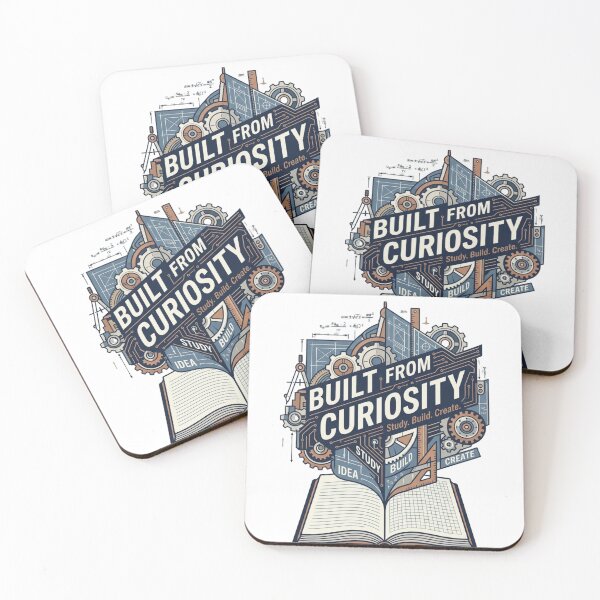 Item preview, Built From Curiosity STEM Artwork | Student Motivation Design designed and sold by Amr Darwish Graphic designer.
