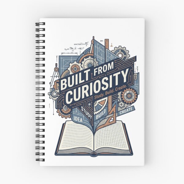 Item preview, Built From Curiosity STEM Artwork | Student Motivation Design designed and sold by Amr Darwish Graphic designer.