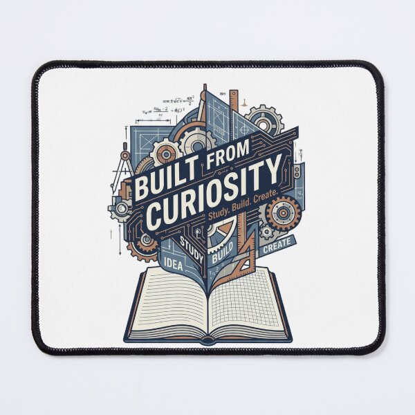 Item preview, Built From Curiosity STEM Artwork | Student Motivation Design designed and sold by Amr Darwish Graphic designer.