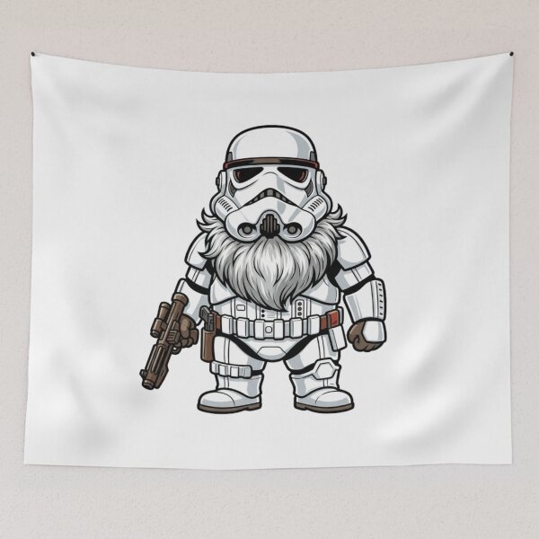 Item preview, Imperial Stormtrooper Garden Gnome designed and sold by Bad-Decisions-Designs.