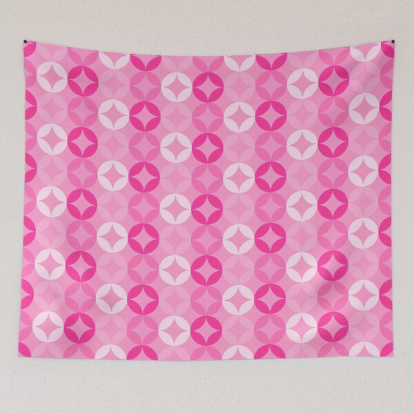 Item preview, Pink Circle Lock Print 2 - Mid Century Modern designed and sold by Elsy's Art.