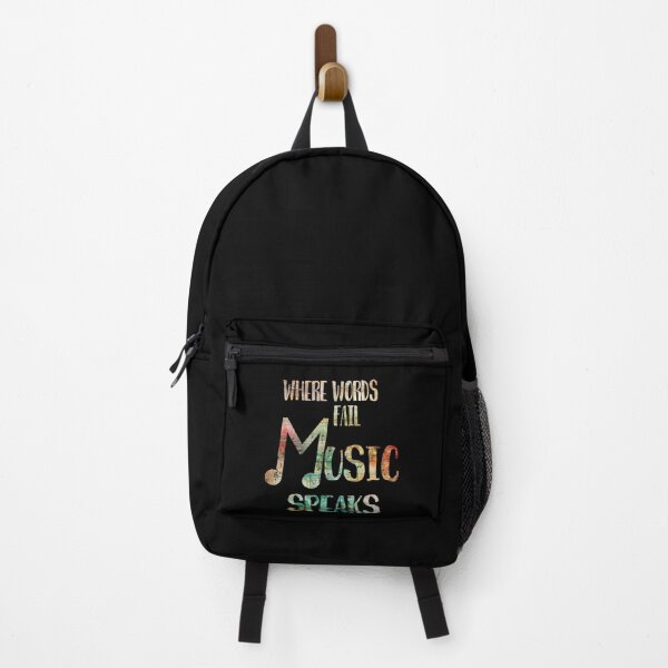 Item preview, Where Words Fail Music Speaks Quote designed and sold by Primroaddesigns.