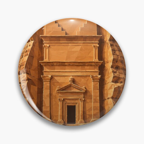 Item preview, Qasr Al-Farid Hegra AlUla Saudi Arabia | Nabataean Landmark designed and sold by DesertInkArt.