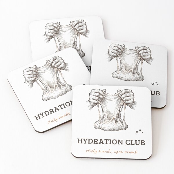 Item preview, 100% Hydration Club - Sourdough Baker Design designed and sold by OneMoreClub.