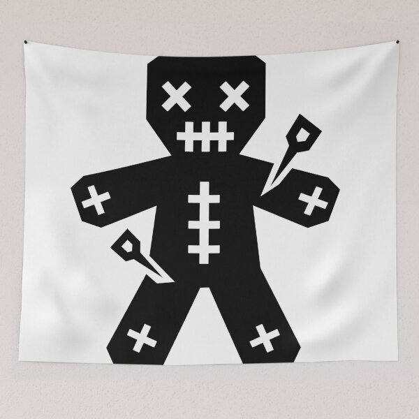 Item preview, Cursed Voodoo Doll – Dark Occult Horror designed and sold by matybrak.