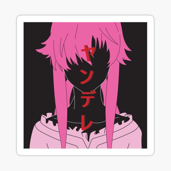  Gasai Yuno Mirai Nikki Car Graphic Van GTR - Sticker