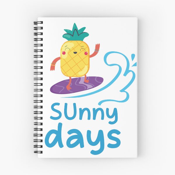 Item preview, Cute Surfing Pineapple Sunny Days - Summer Beach Graphic designed and sold by ilkayArtStudio.