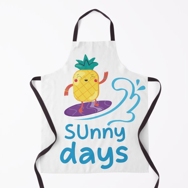 Item preview, Cute Surfing Pineapple Sunny Days - Summer Beach Graphic designed and sold by ilkayArtStudio.