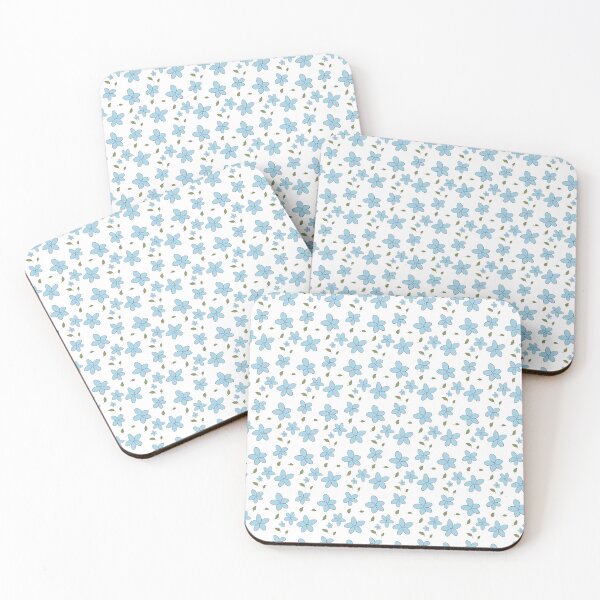 Item preview, Blue Floral Surface Design Pattern designed and sold by eriscreates.