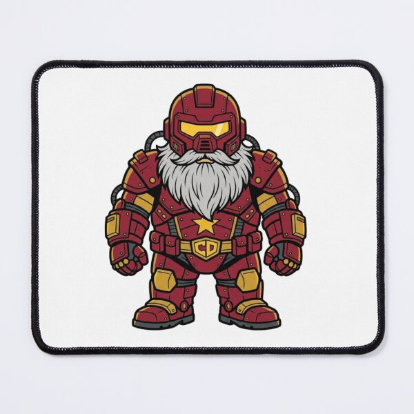 Item preview, Armored Crimson Dynamo Garden Gnome designed and sold by Bad-Decisions-Designs.