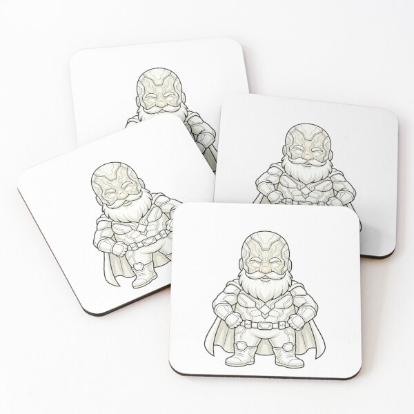 Item preview, Menacing White Vision Garden Gnome designed and sold by Bad-Decisions-Designs.