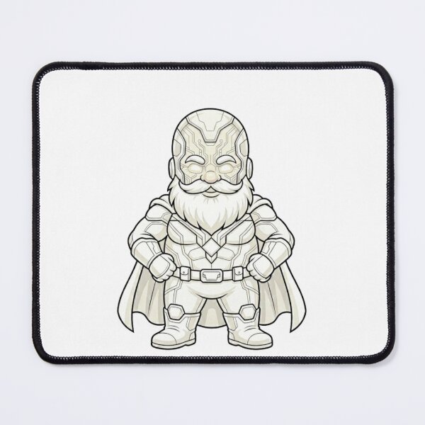 Item preview, Menacing White Vision Garden Gnome designed and sold by Bad-Decisions-Designs.