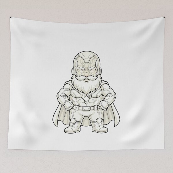 Item preview, Menacing White Vision Garden Gnome designed and sold by Bad-Decisions-Designs.