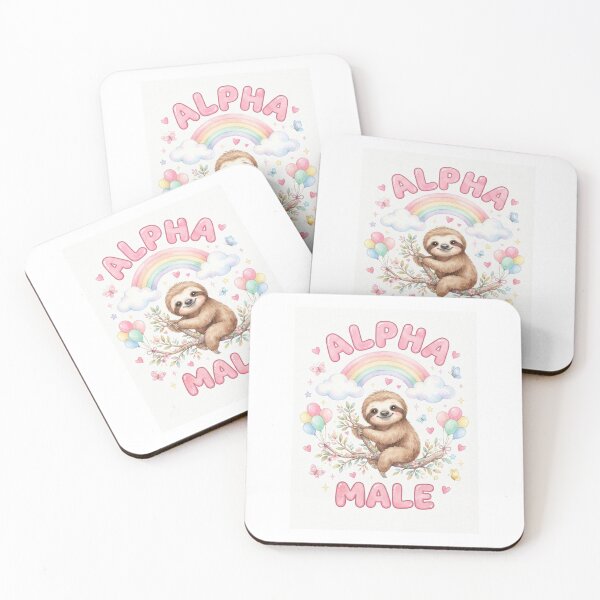 Item preview, Sloth Alpha male funny gag adult humor novelty meme designed and sold by CheeseBlueprint.