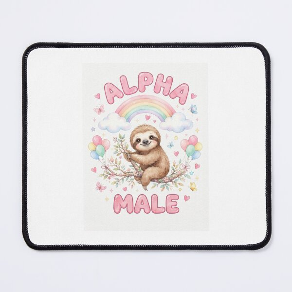 Item preview, Sloth Alpha male funny gag adult humor novelty meme designed and sold by CheeseBlueprint.