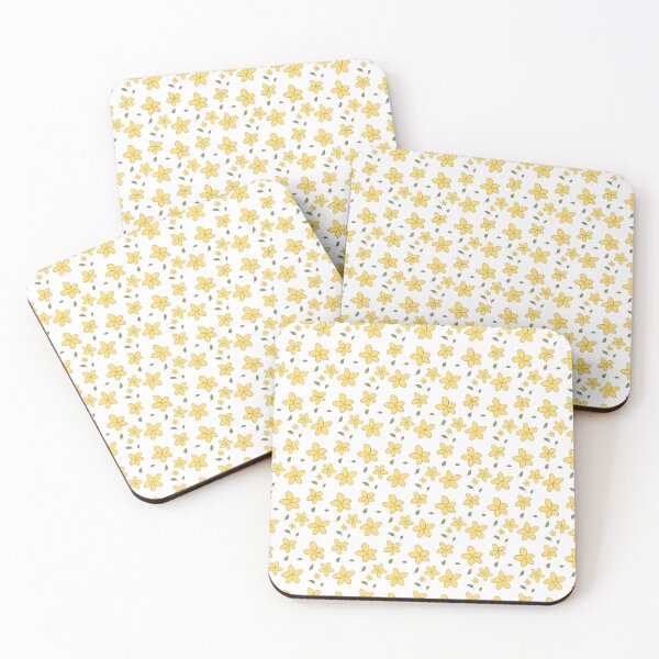 Item preview, Yellow Floral Surface Design Pattern designed and sold by eriscreates.