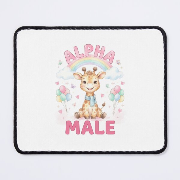 Item preview, Giraffe Alpha male funny gag adult humor novelty meme designed and sold by CheeseBlueprint.