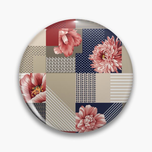 Item preview, Elegant Floral Patchwork Geometric Pattern designed and sold by Vexo P.