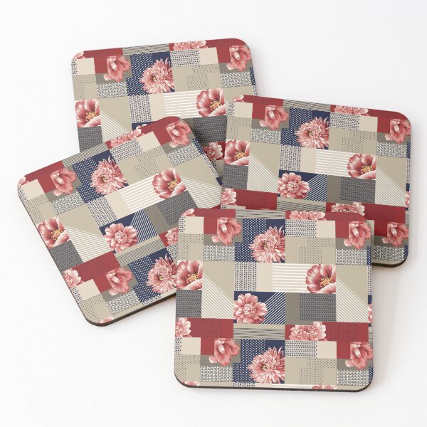 Item preview, Elegant Floral Patchwork Geometric Pattern designed and sold by Vexo P.