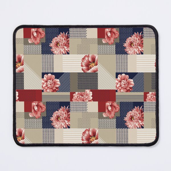 Item preview, Elegant Floral Patchwork Geometric Pattern designed and sold by Vexo P.