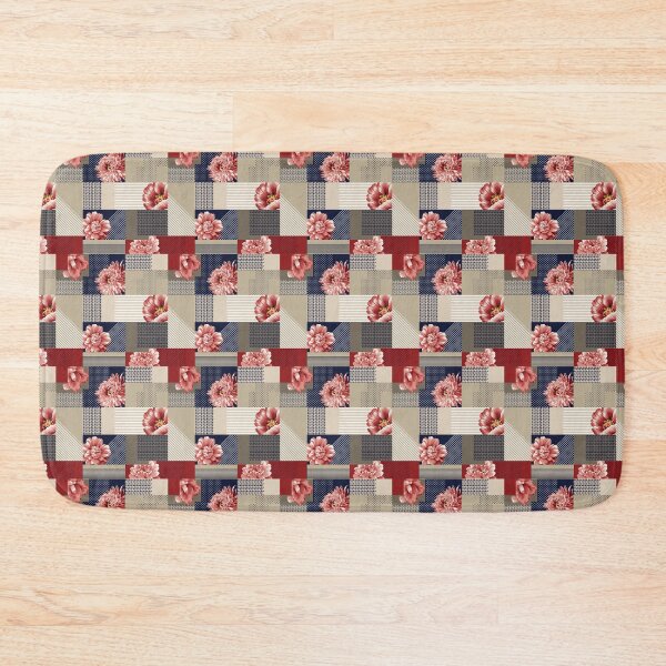Item preview, Elegant Floral Patchwork Geometric Pattern designed and sold by Vexo P.