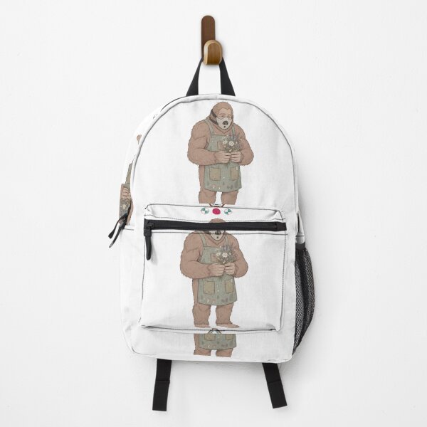 Item preview, Gentle Restraint Mask Bigfoot with Wildflowers and Garden Apron designed and sold by Whimsy Trail Co.