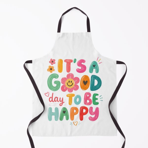 Item preview, It's A Good Day To Be Happy Retro Smiley Flower Positive Vibes Design designed and sold by wecrea.